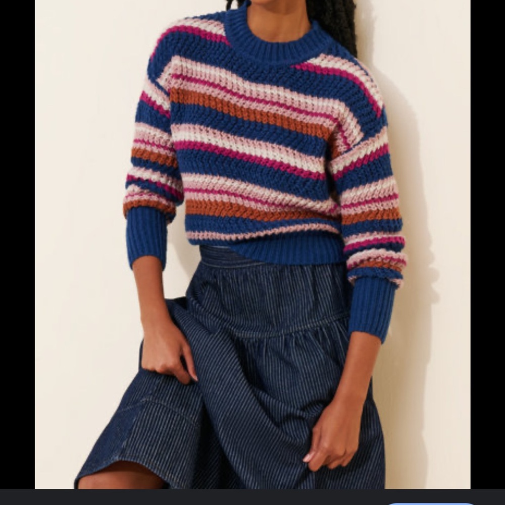 Colorful Striped Women's Sweater